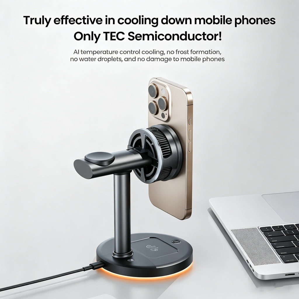 ChillCharge 3-in-1 TEC Cooling Wireless Charging Station