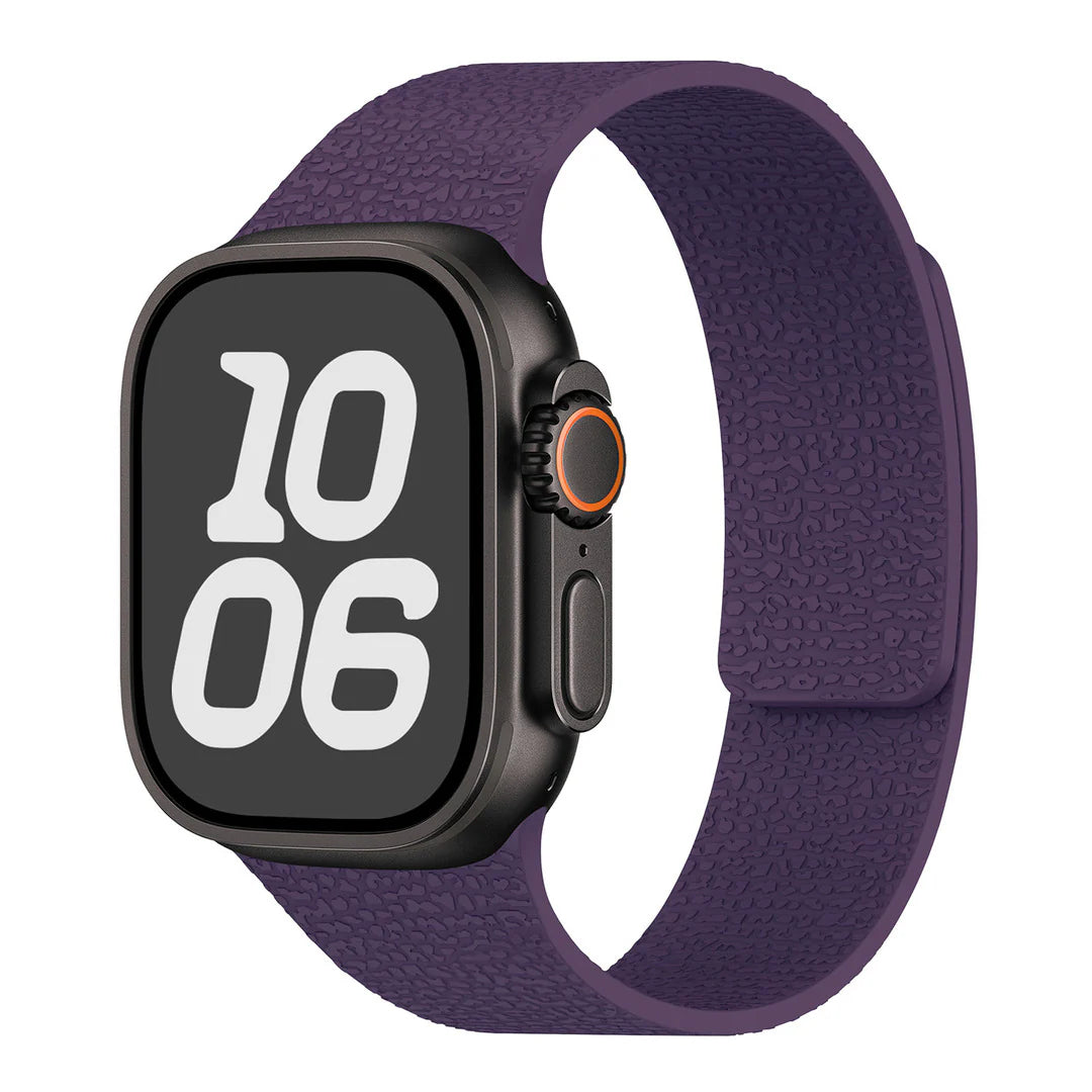 Magnetic Textured Silicone Strap For Apple Watch