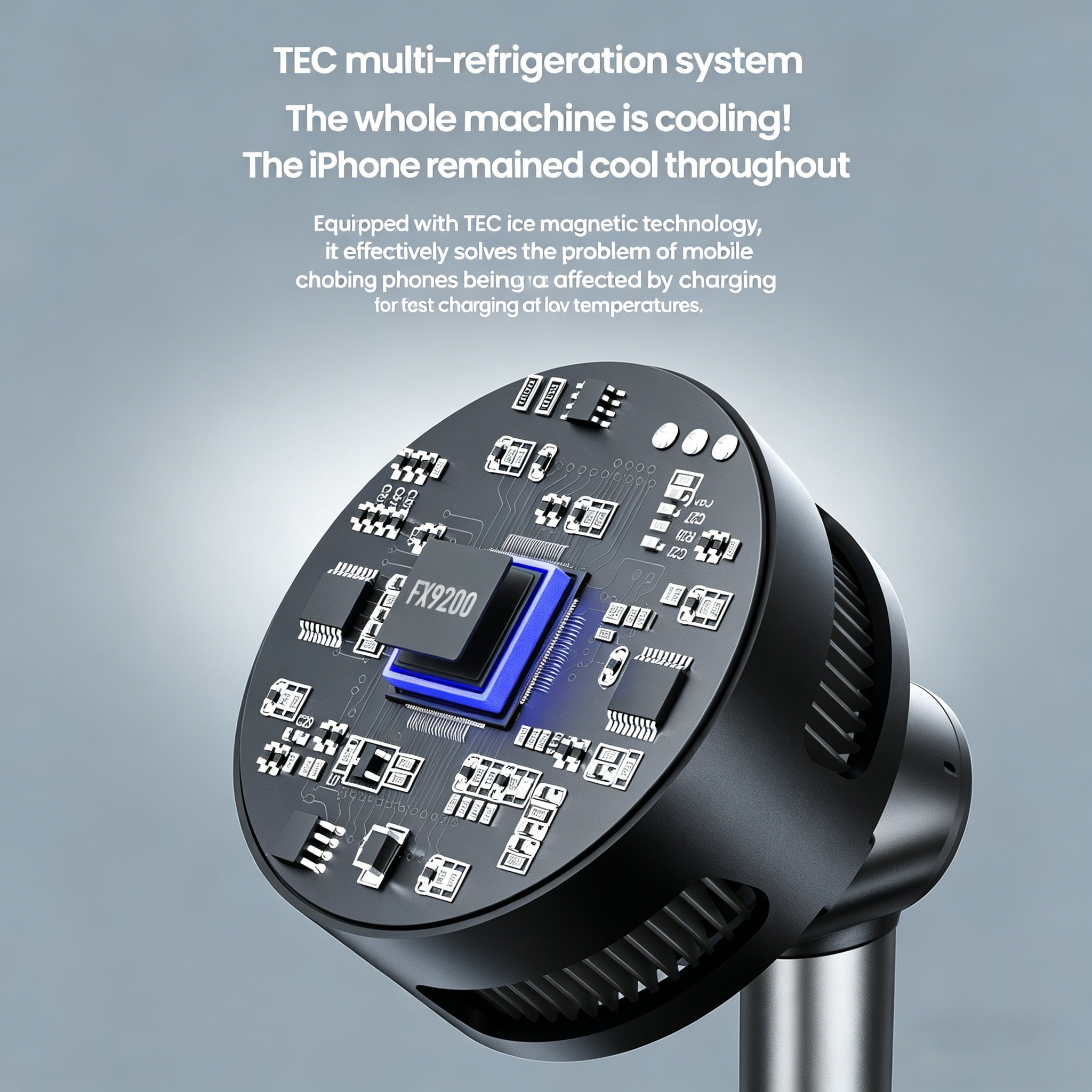 ChillCharge 3-in-1 TEC Cooling Wireless Charging Station