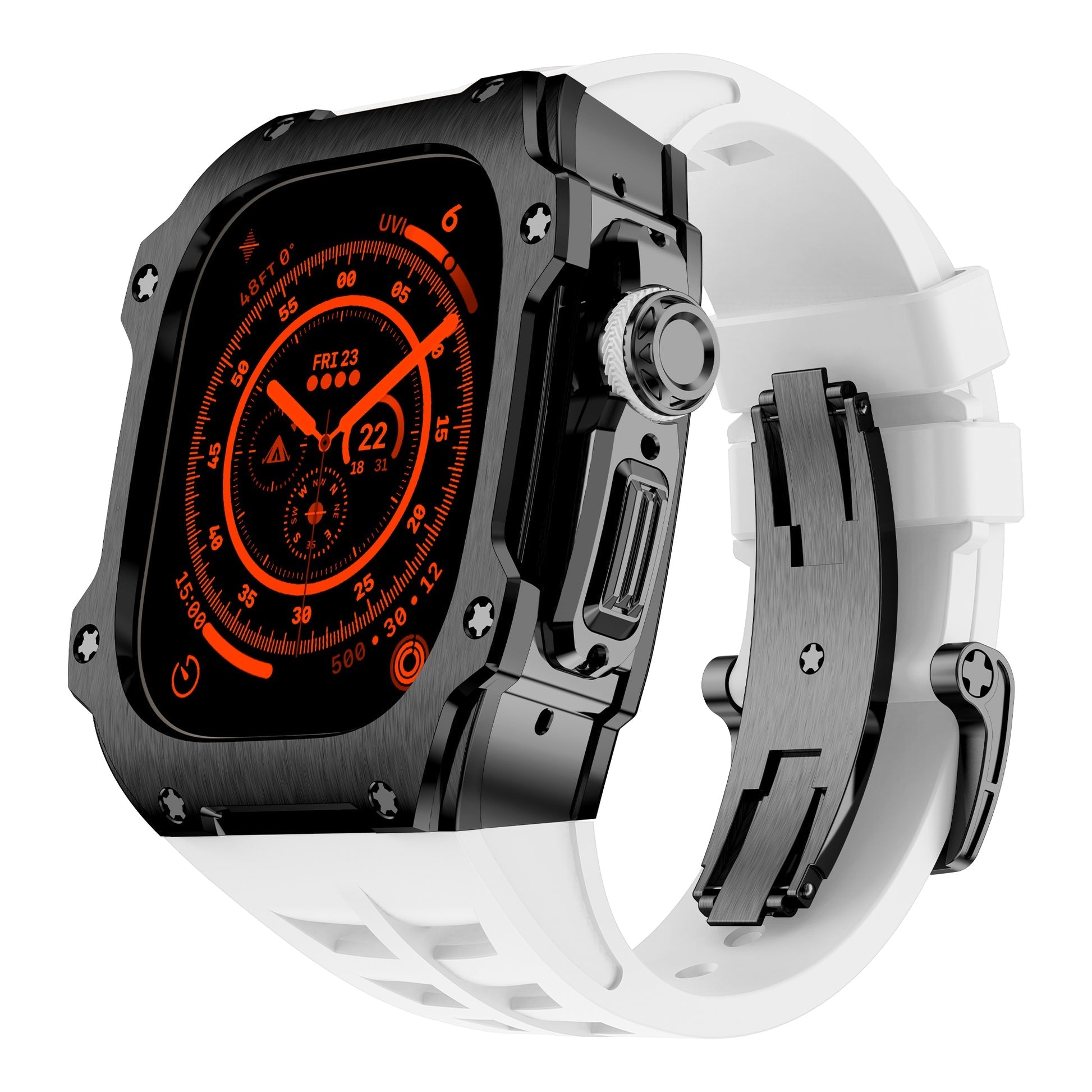 RM7015 Series - Silver Vanguard Apple Watch Ultra Case