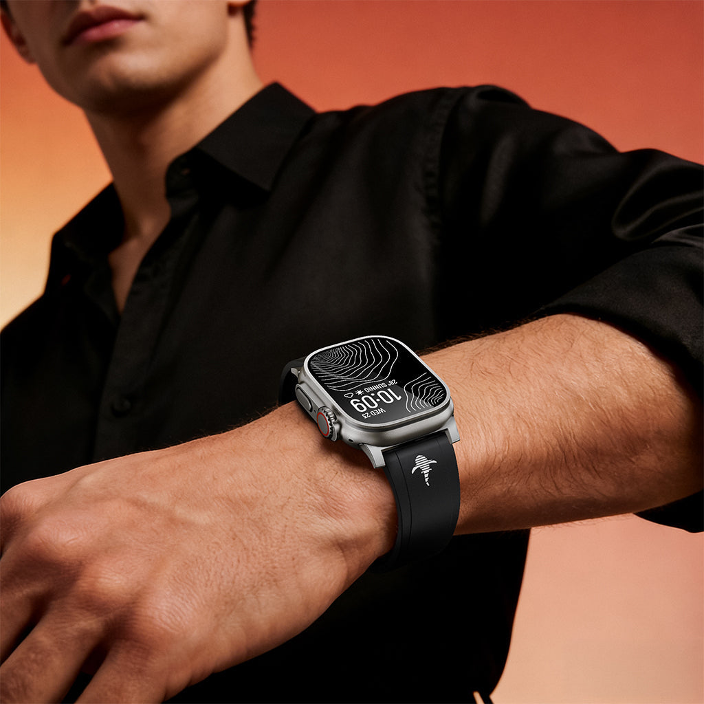 The Shark — Fine Watchmaking Grade FKM Apple Watch Band