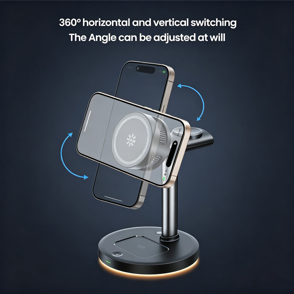 ChillCharge 3-in-1 TEC Cooling Wireless Charging Station