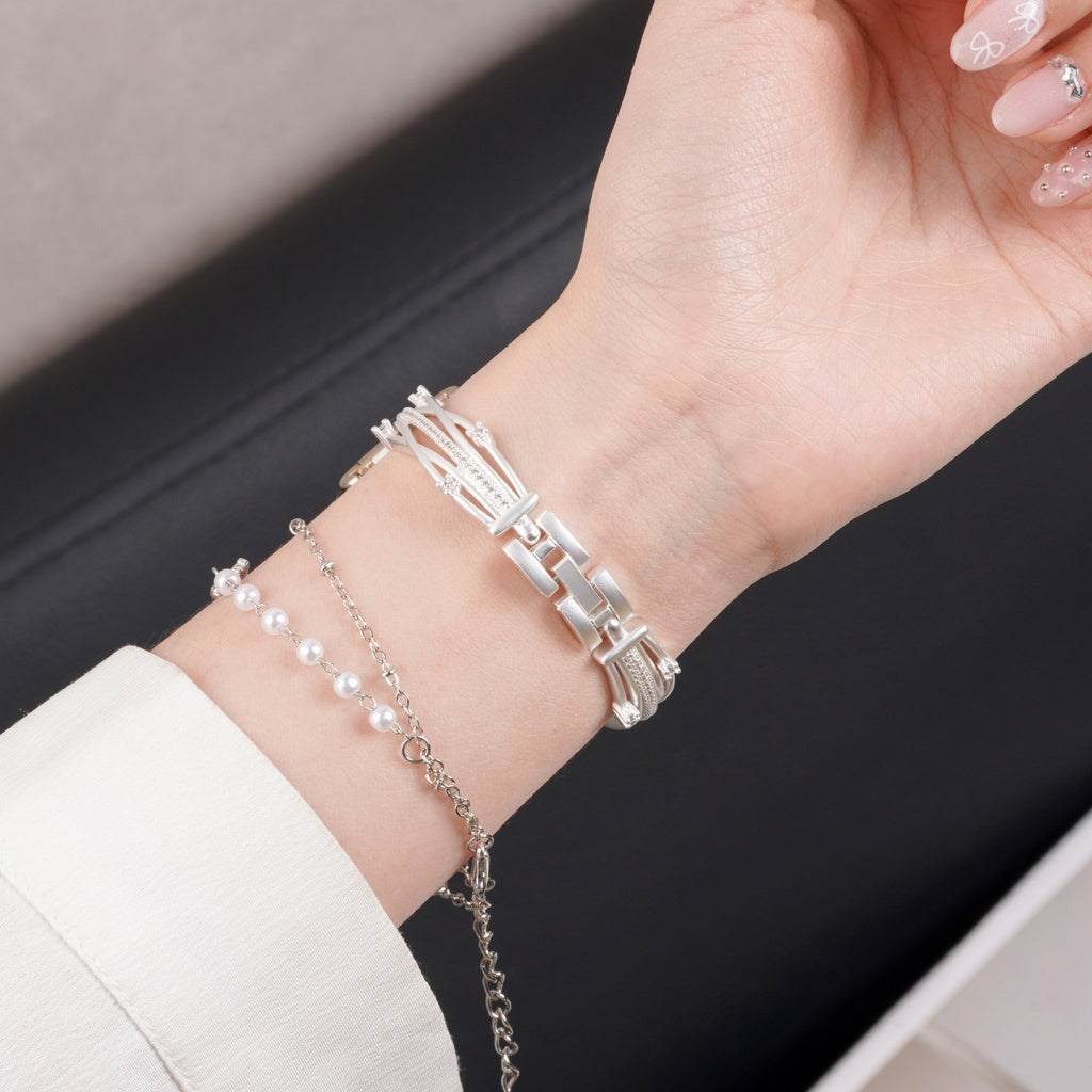Stellar Orbit Sparkle Zircon Bracelet