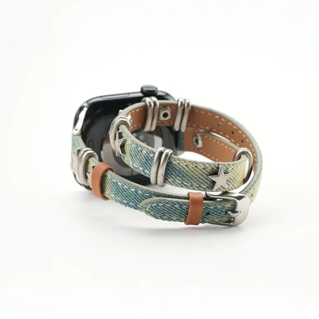 Vintage Star Stud Band For Apple Watch