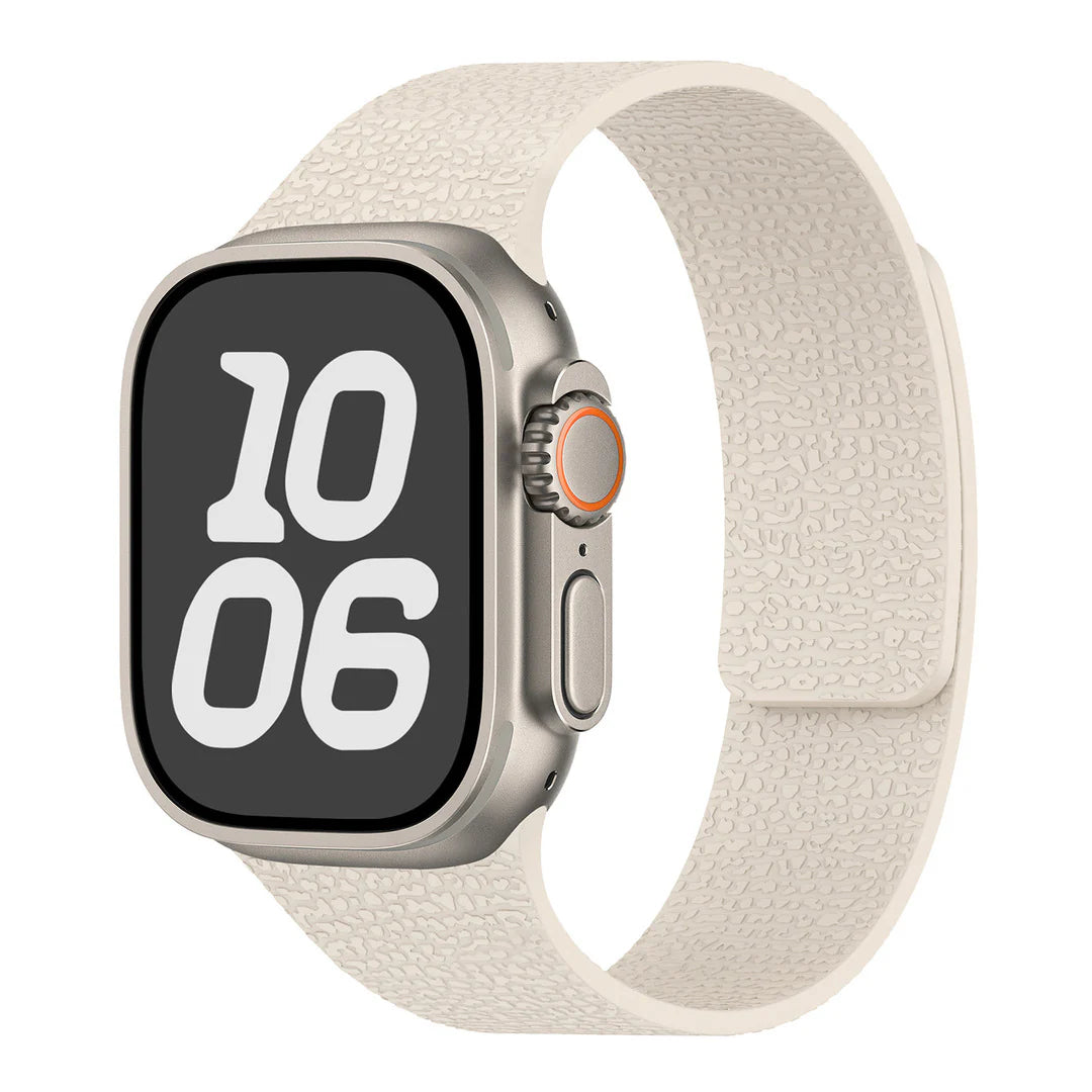 Magnetic Textured Silicone Strap For Apple Watch