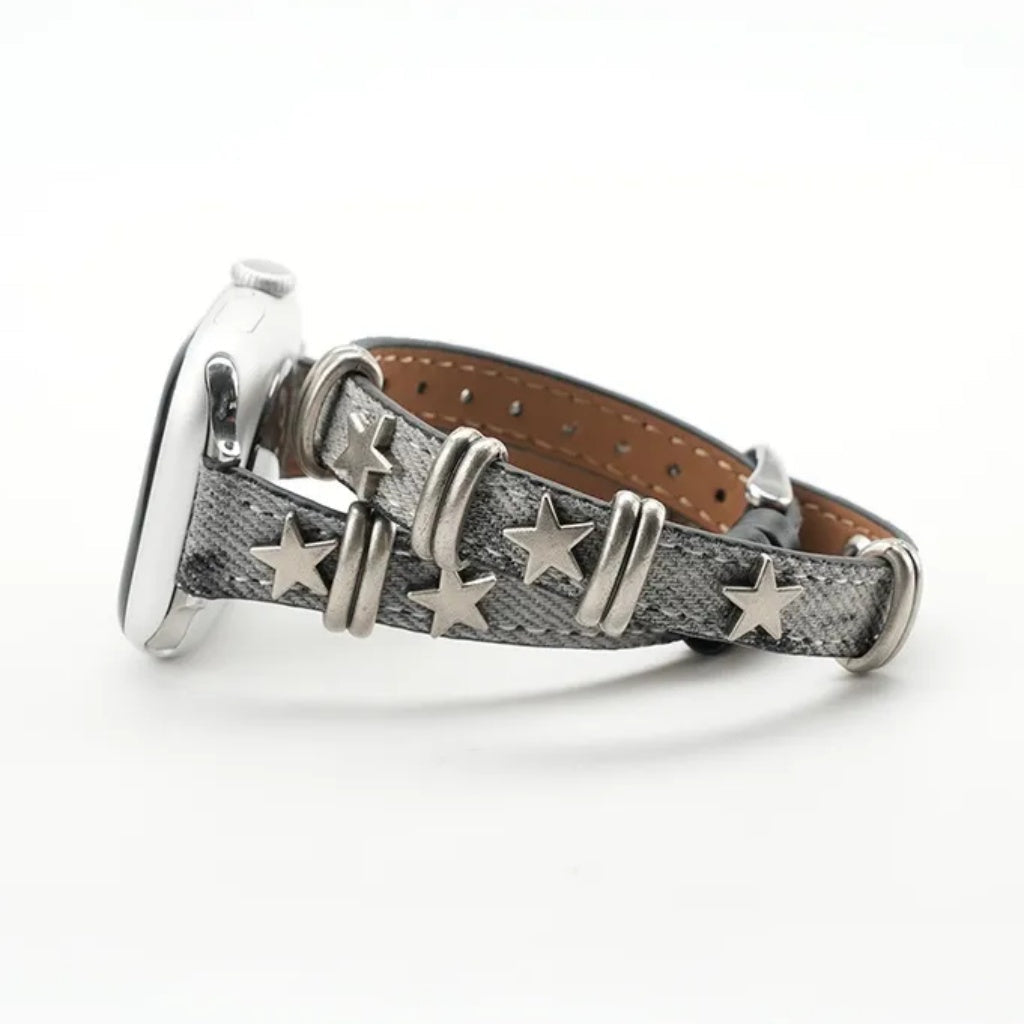 Vintage Star Stud Band For Apple Watch