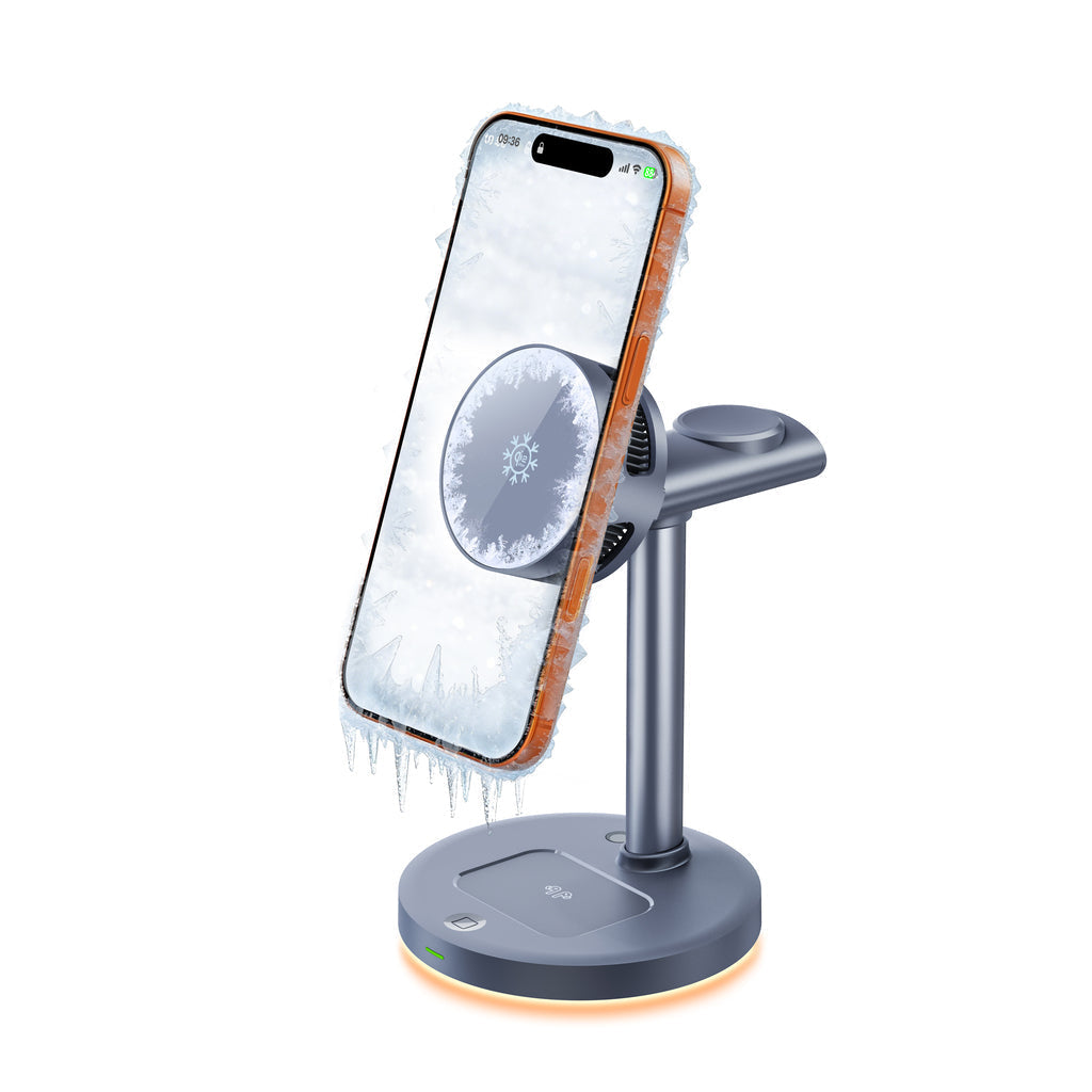 ChillCharge 3-in-1 TEC Cooling Wireless Charging Station