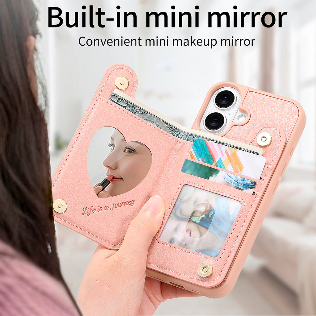 The Quilted Bow Leather Wallet Case For iPhone
