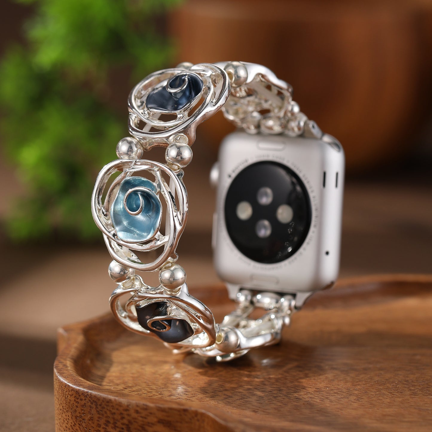 Rose enamel strap for Apple Watch