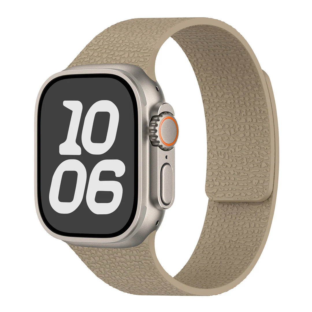Magnetic Textured Silicone Strap For Apple Watch