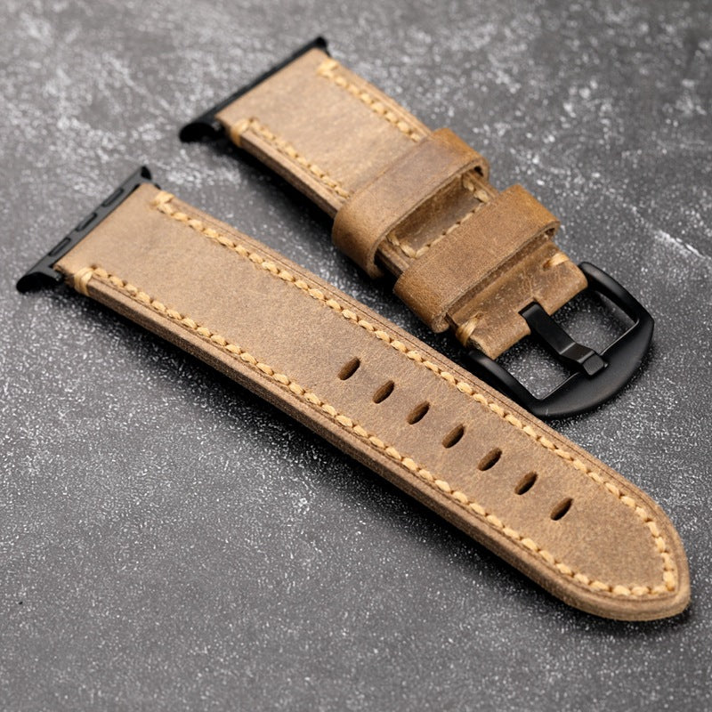 Handmade Horween Leather Apple Watch Strap