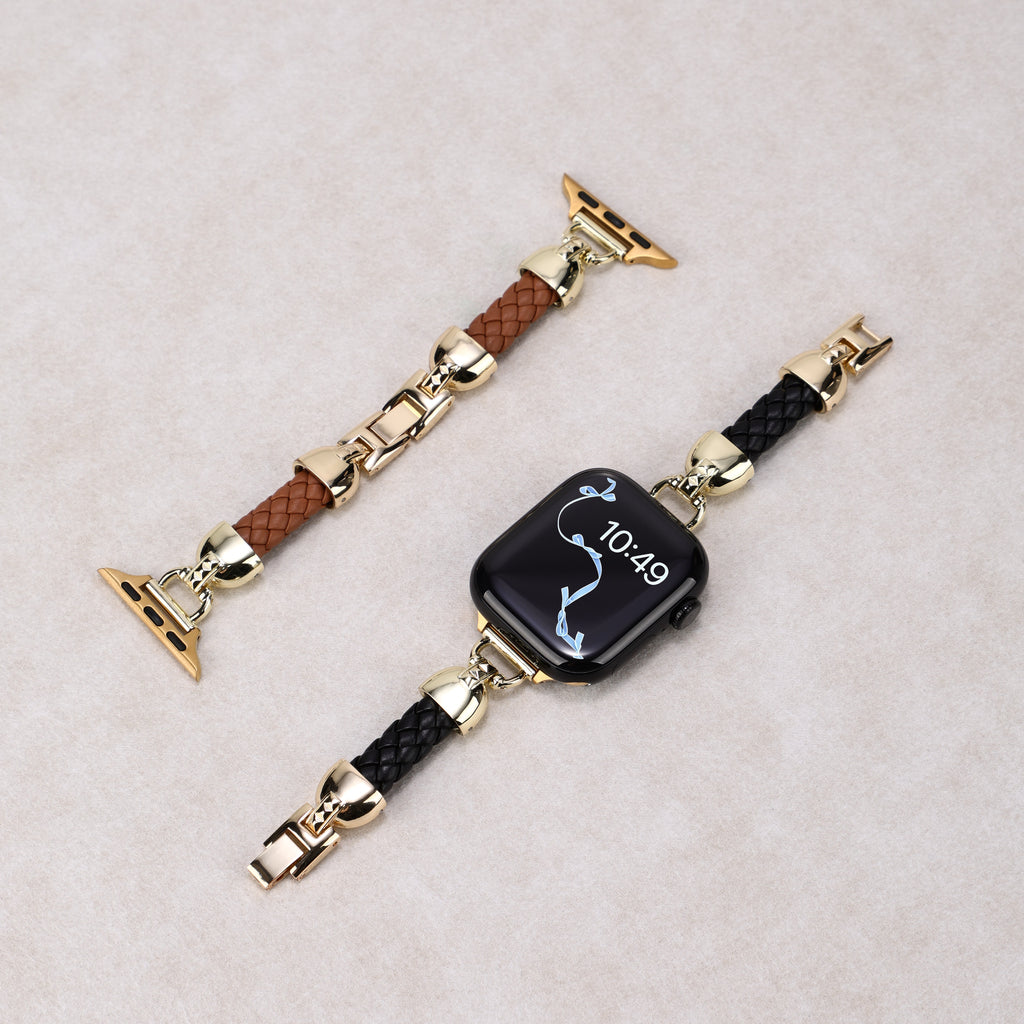 The Petite Braided Leather Bracelet