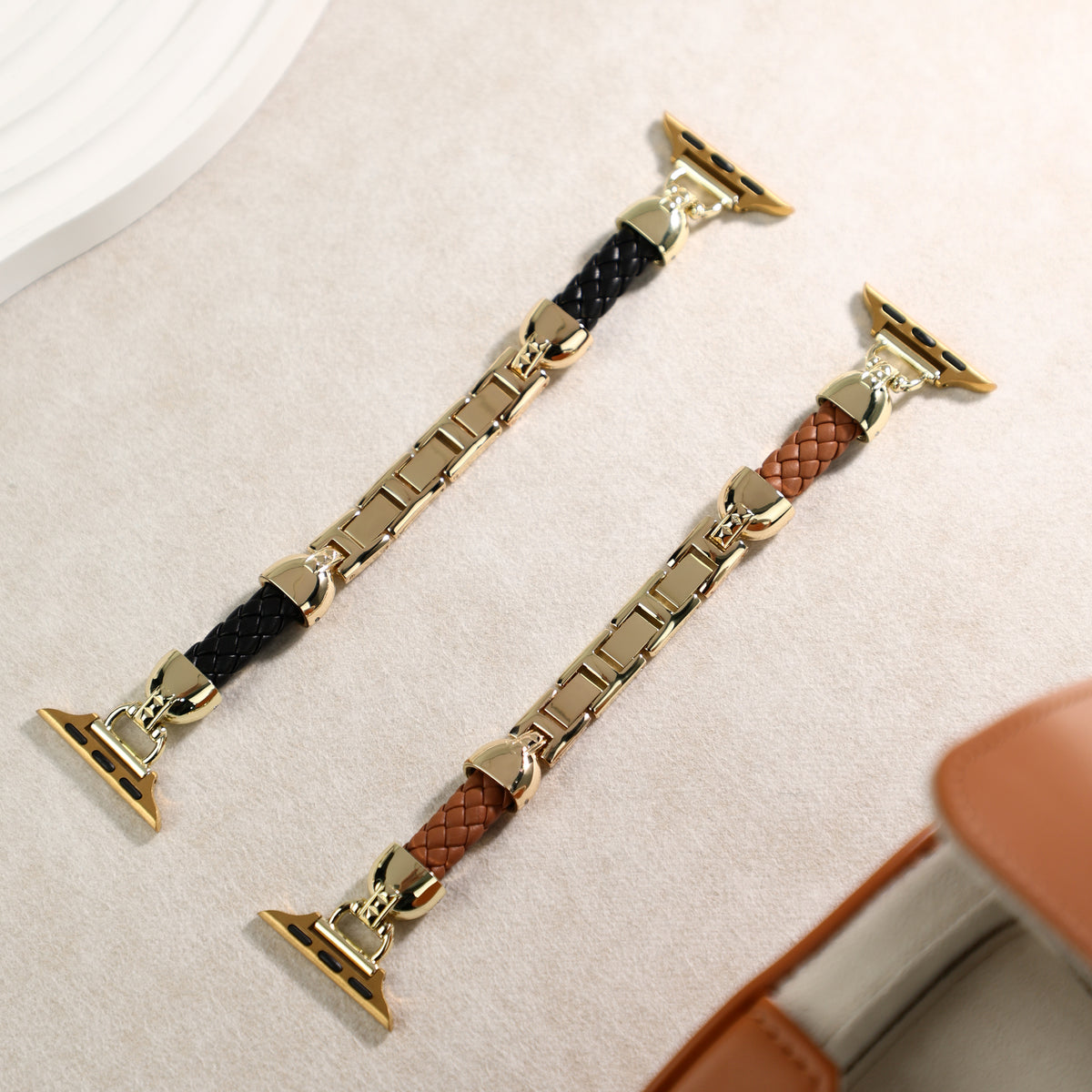 The Petite Braided Leather Bracelet