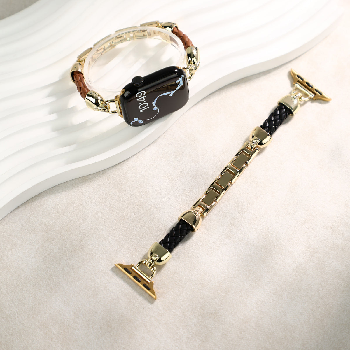 The Petite Braided Leather Bracelet