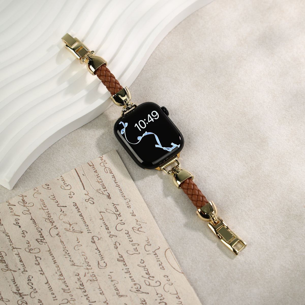 The Petite Braided Leather Bracelet