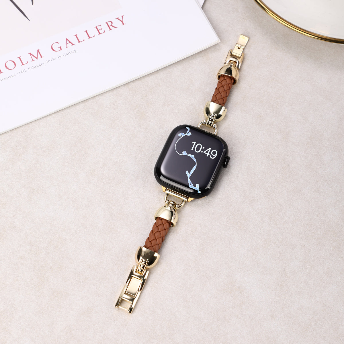 The Petite Braided Leather Bracelet