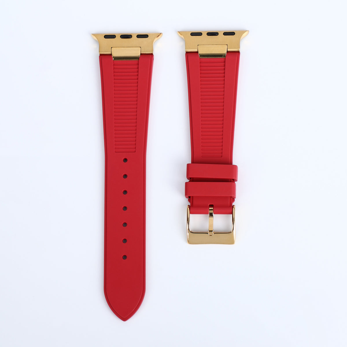 The Luxe Ridged Sport Strap For Apple Watch