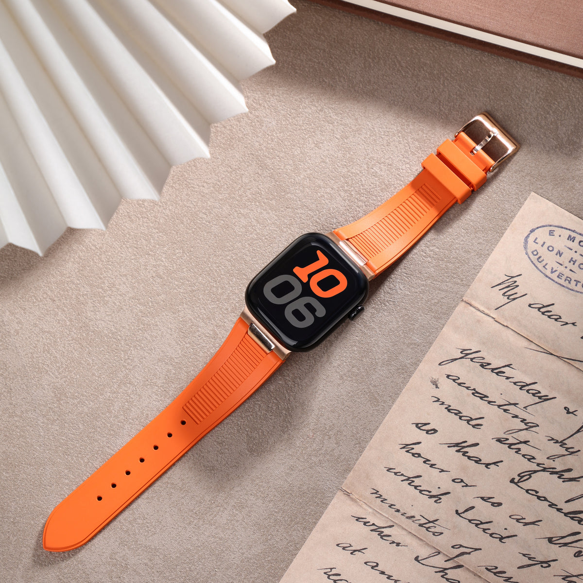 The Luxe Ridged Sport Strap For Apple Watch