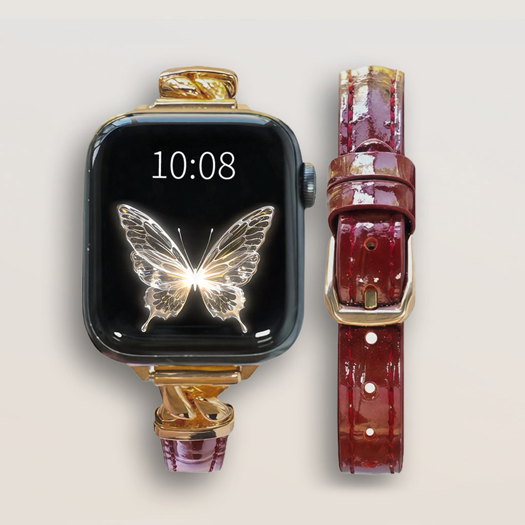 The Grace Slim Leather Strap