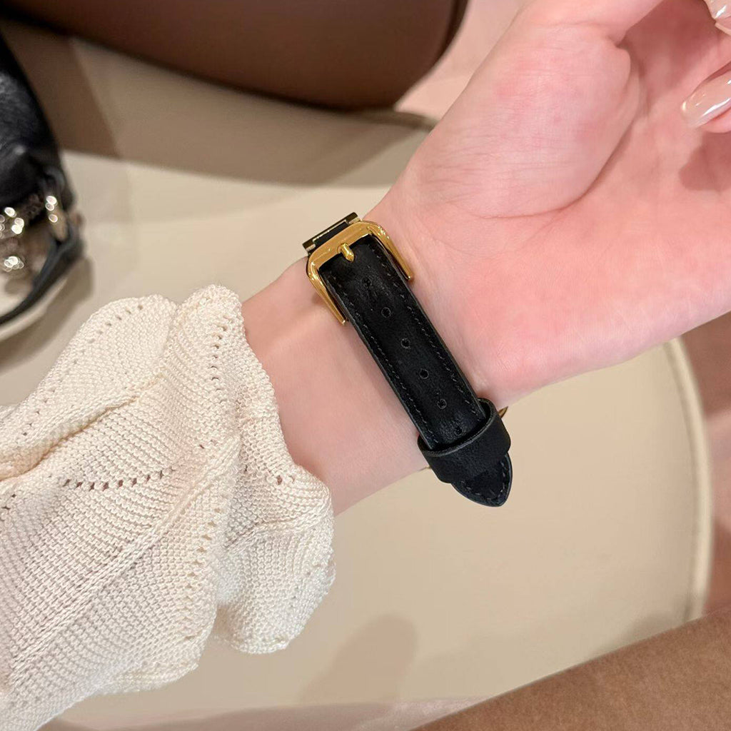 The Royal Flora Silk Leather Strap For Apple Watch