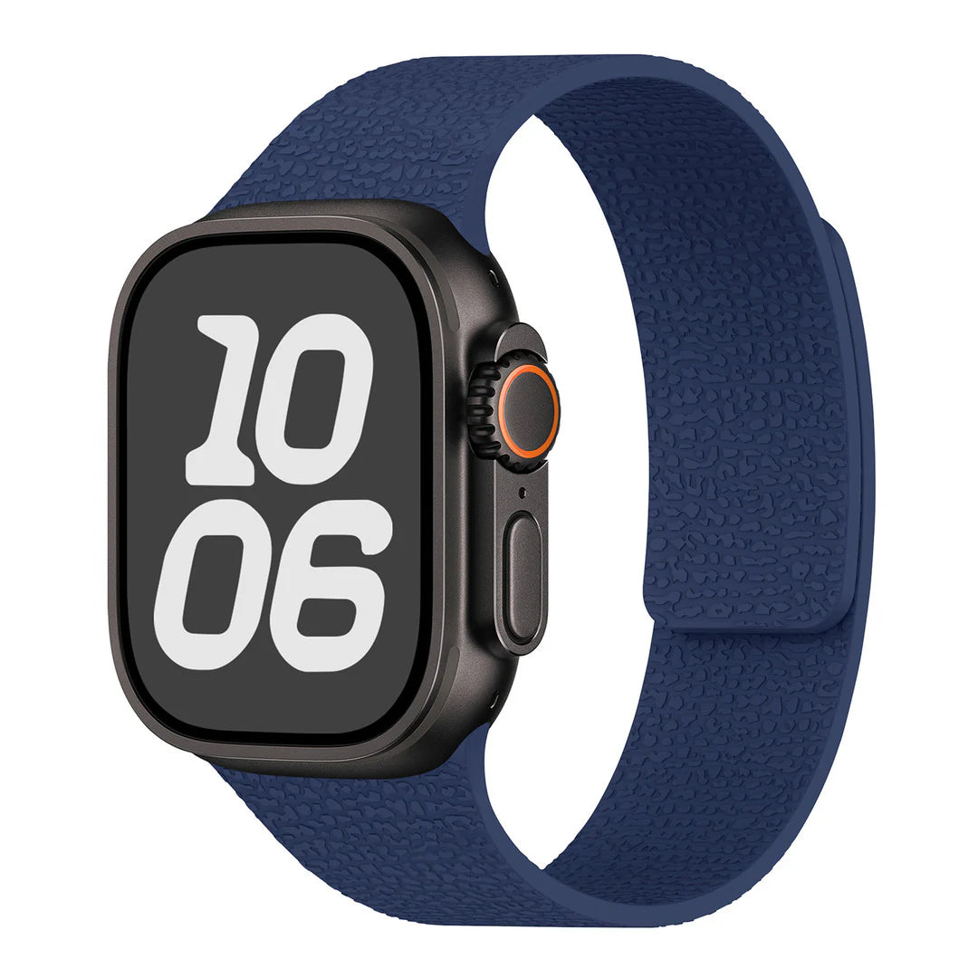 Magnetic Textured Silicone Strap For Apple Watch