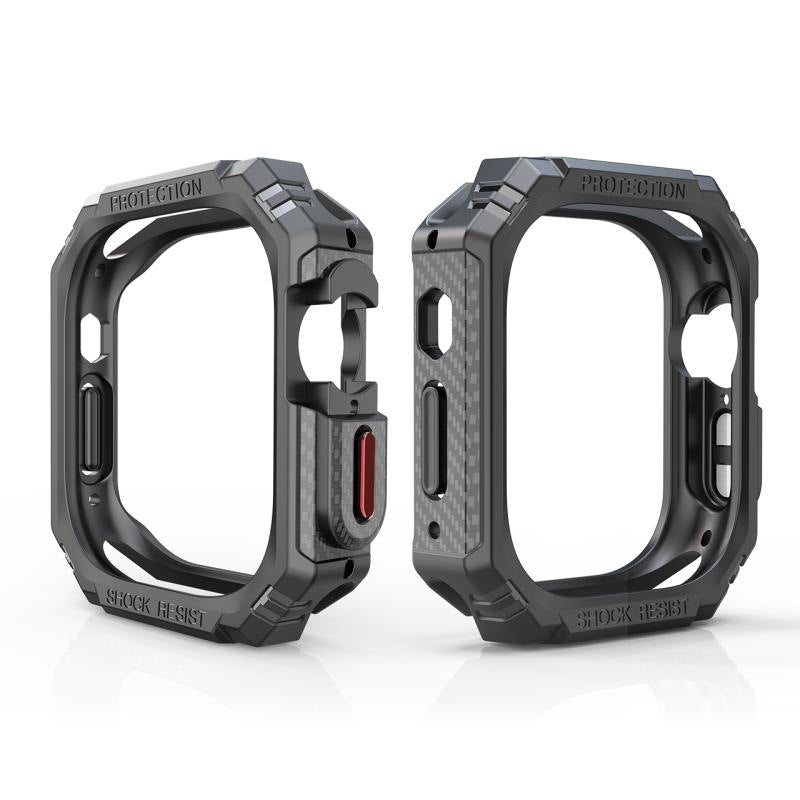 Carbon Fiber Texture Protective CaseFor Apple Watch