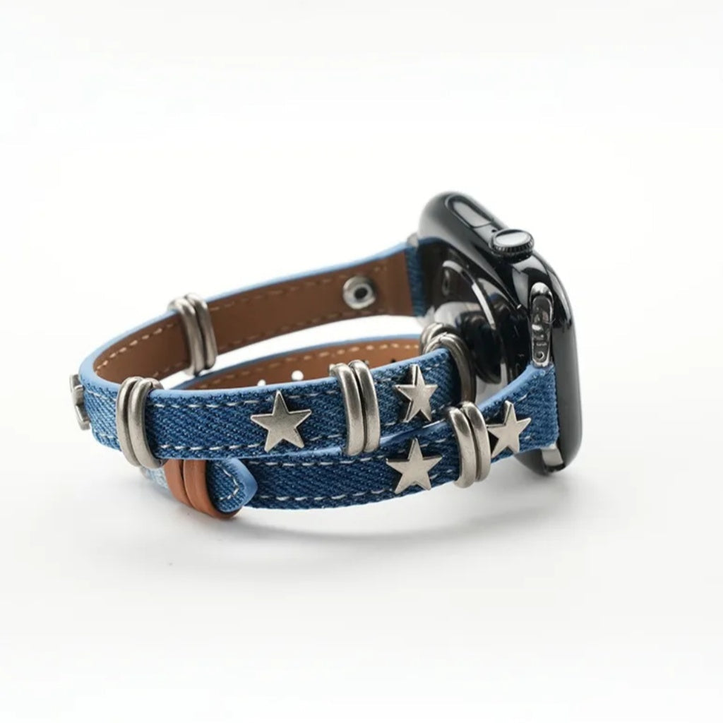 Vintage Star Stud Band For Apple Watch