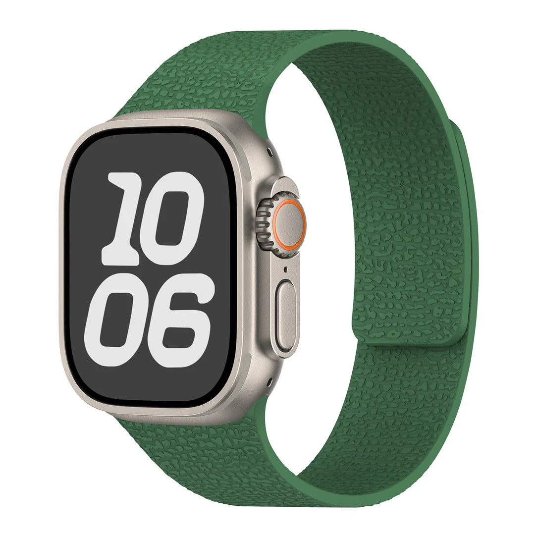 Magnetic Textured Silicone Strap For Apple Watch