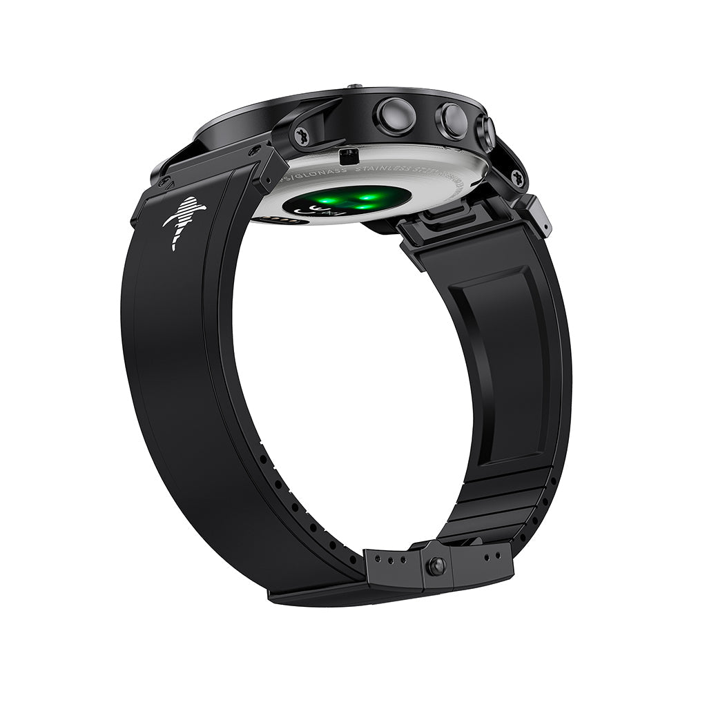The Shark — Fine Watchmaking Grade FKM Garmin Watch Band