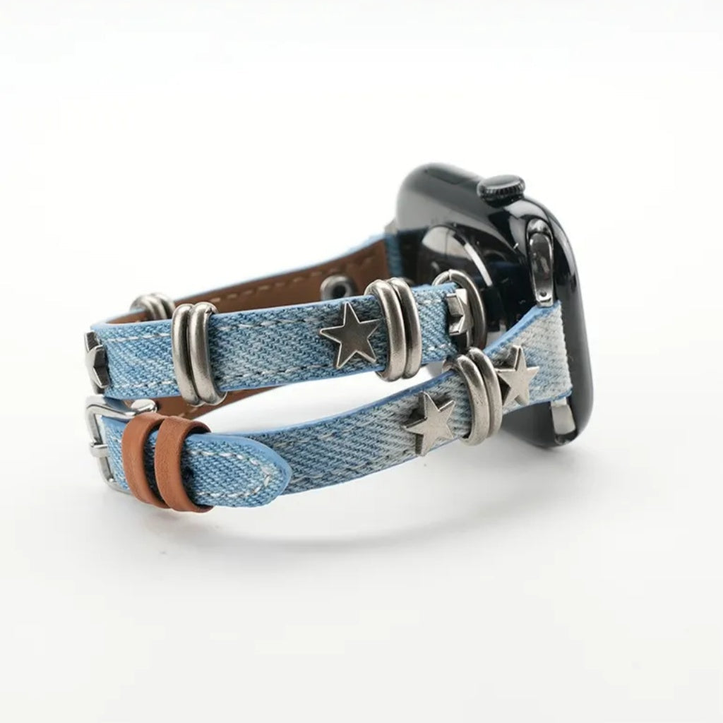 Vintage Star Stud Band For Apple Watch
