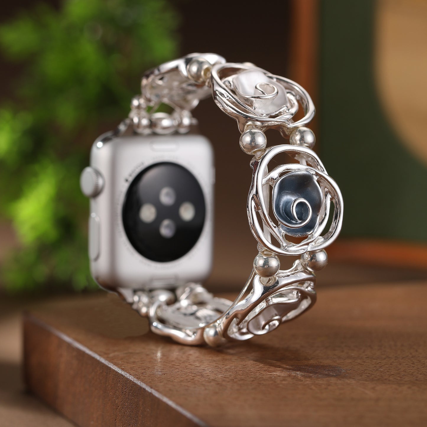 Rose enamel strap for Apple Watch