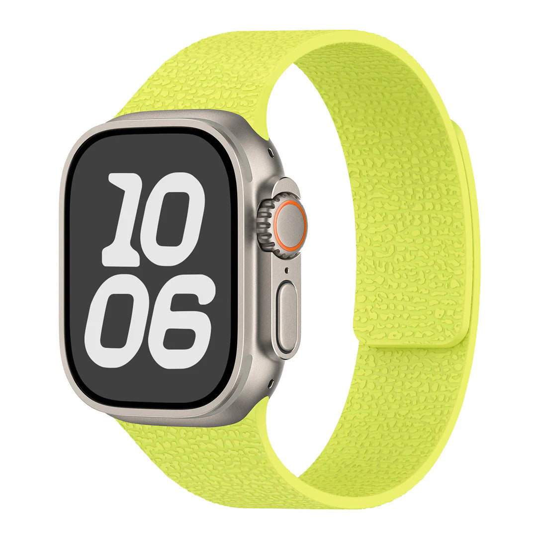 Magnetic Textured Silicone Strap For Apple Watch