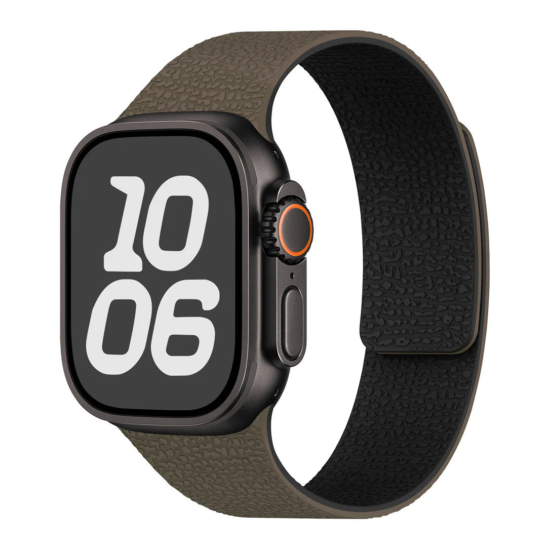 Magnetic Textured Silicone Strap For Apple Watch