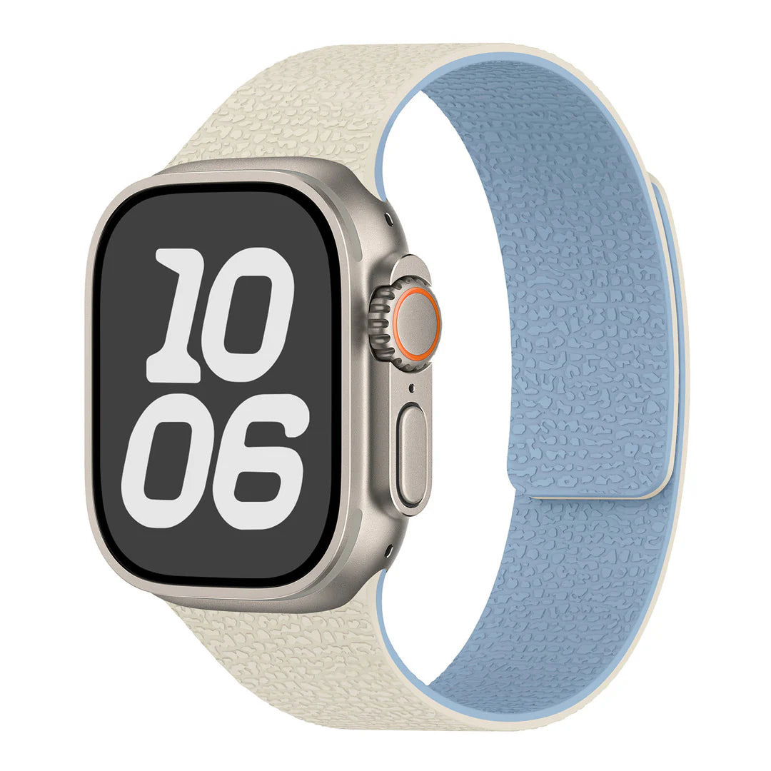 Magnetic Textured Silicone Strap For Apple Watch