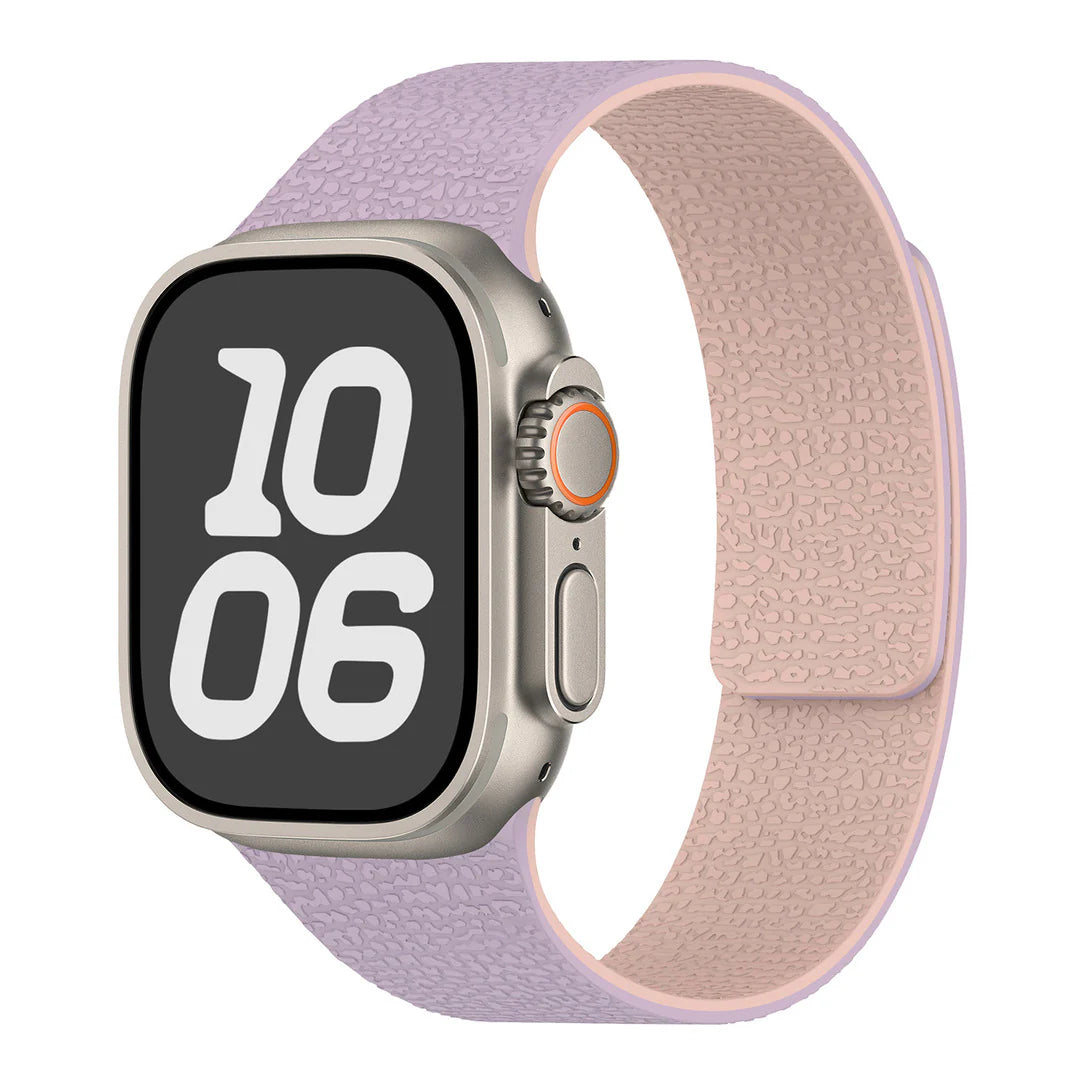 Magnetic Textured Silicone Strap For Apple Watch