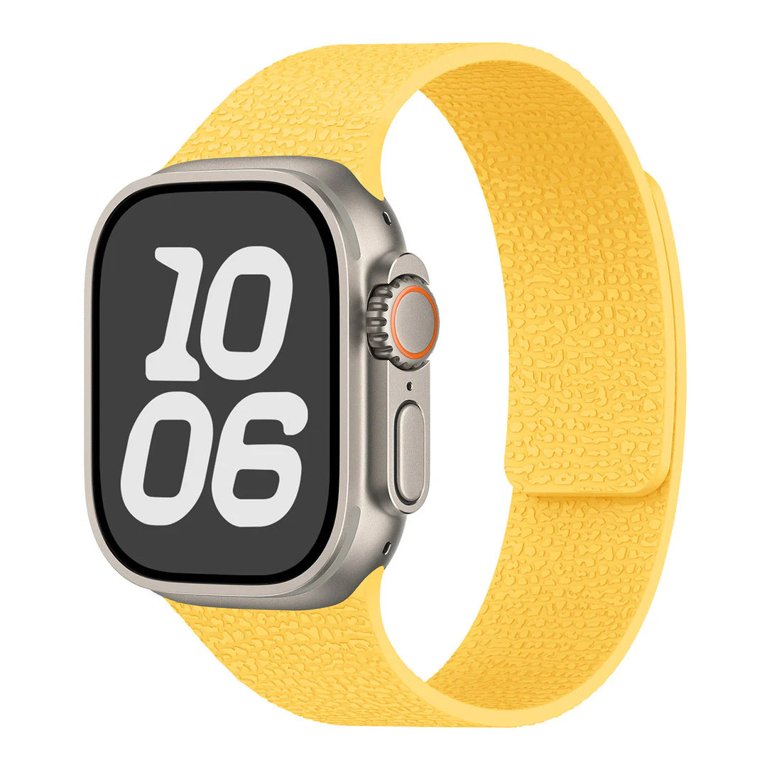 Magnetic Textured Silicone Strap For Apple Watch