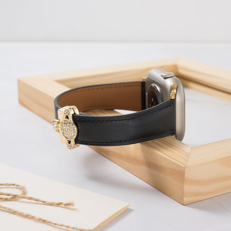 Saturn Magnetic Leather Strap For Apple Watch