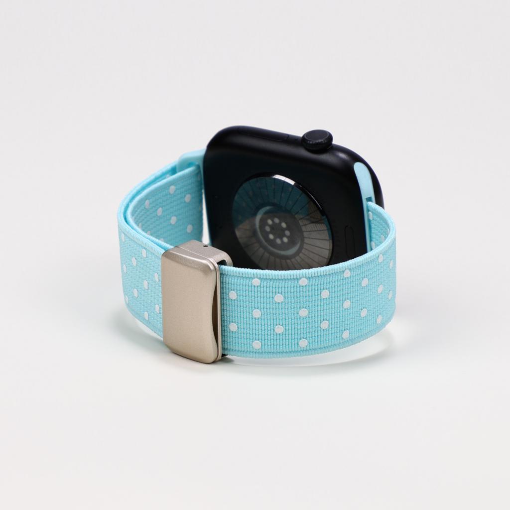 Classic Polka Dot Magnetic Nylon Strap For Apple Watch