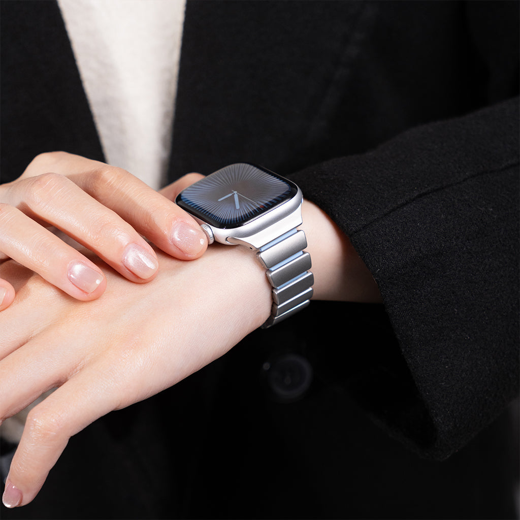 GEMINI  Magnetic Stainless Steel Band For Apple Watch