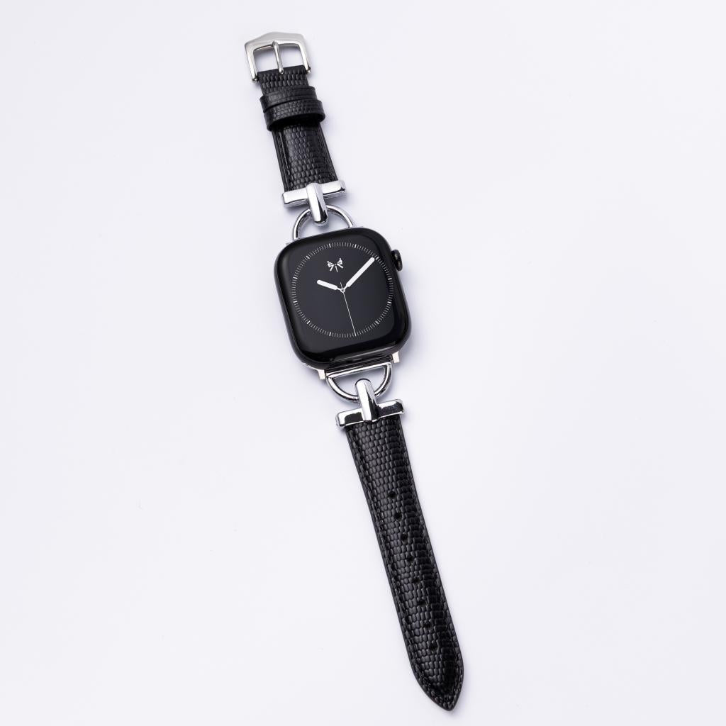 Modern Classic Embossed Leather Strap