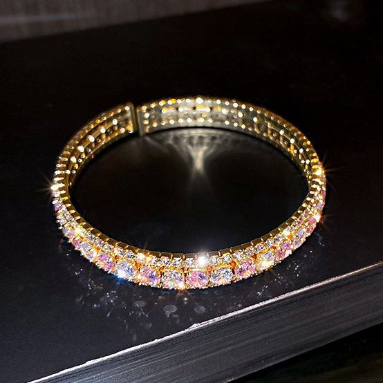 Luxe Filigree Gemstone Bracelet
