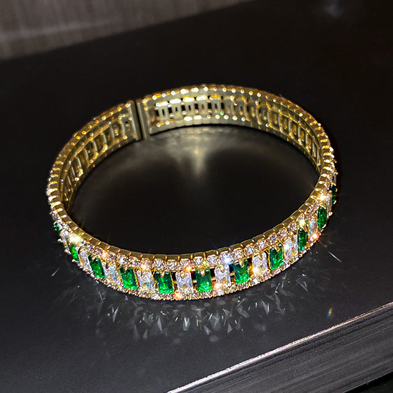 Luxe Filigree Gemstone Bracelet