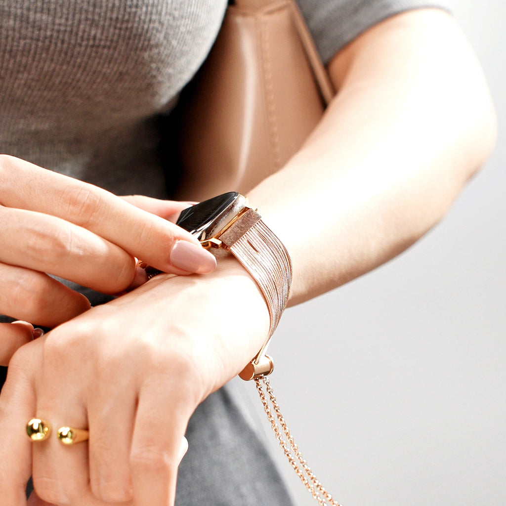 Boho Metallic Tassel Bracelet