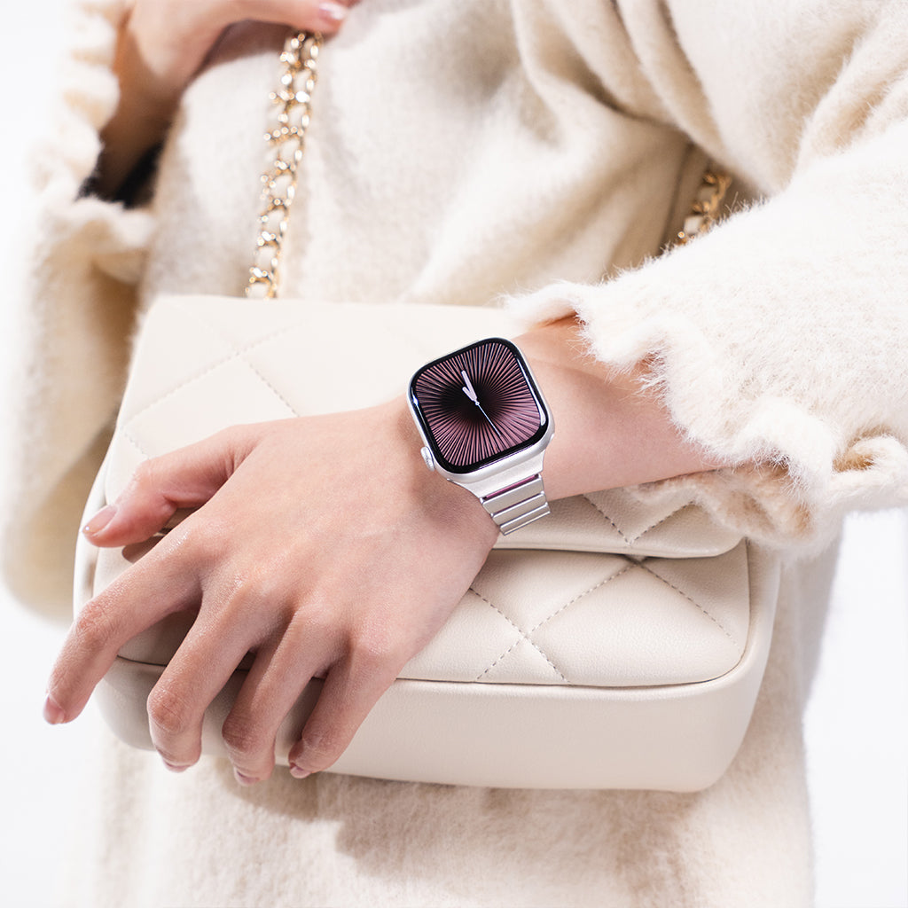GEMINI  Magnetic Stainless Steel Band For Apple Watch