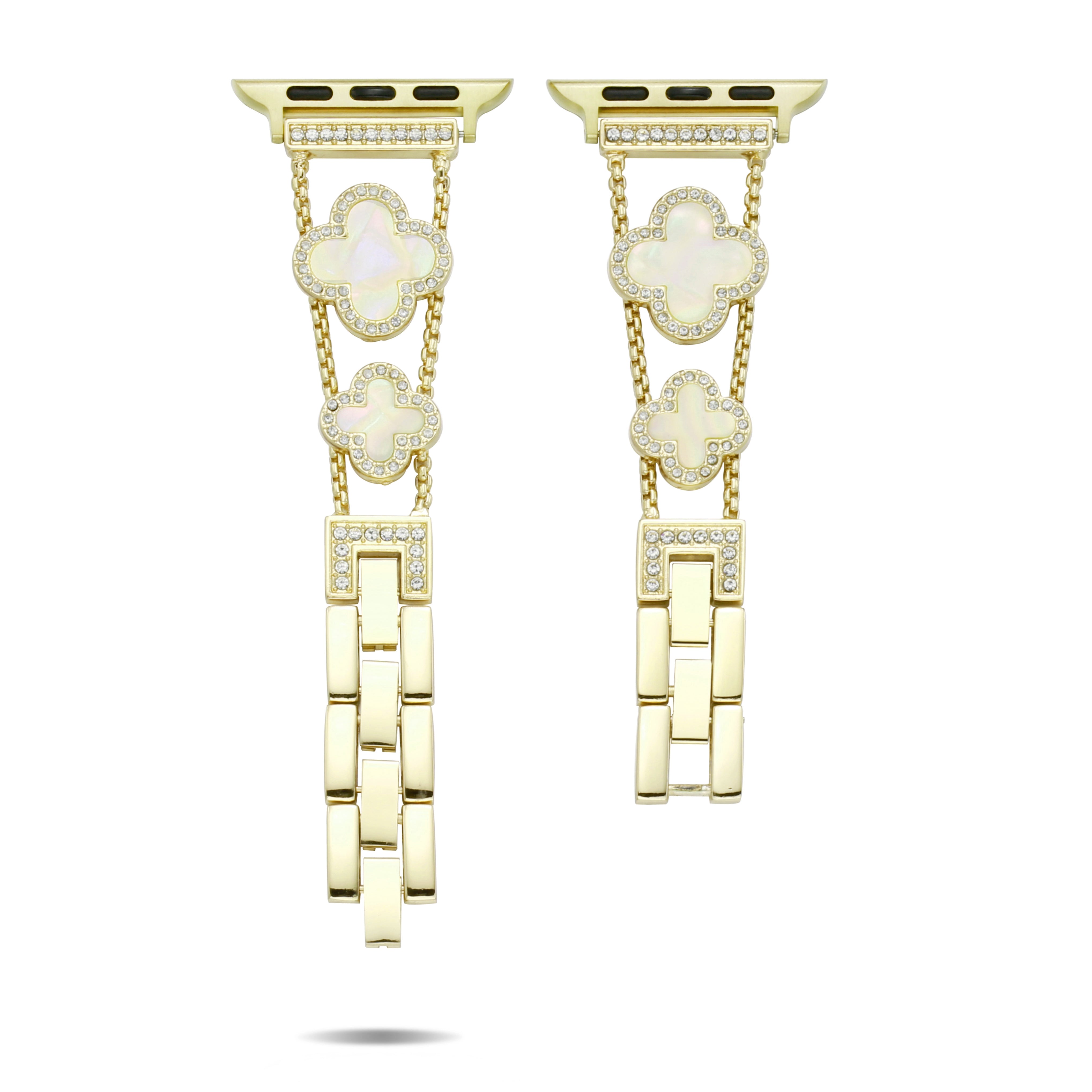 Flower Sparkle Diamond Chain Bracelet for Apple Watch