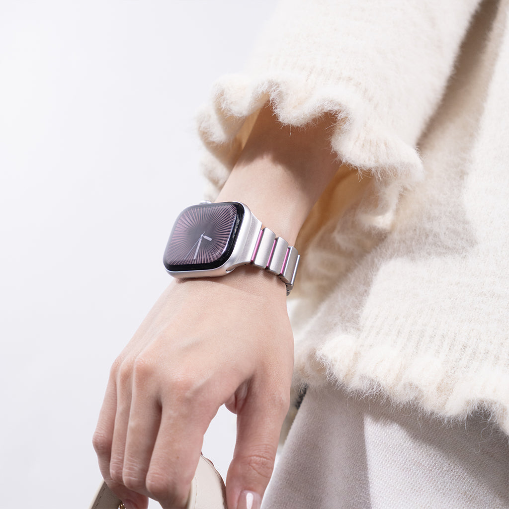 GEMINI  Magnetic Stainless Steel Band For Apple Watch