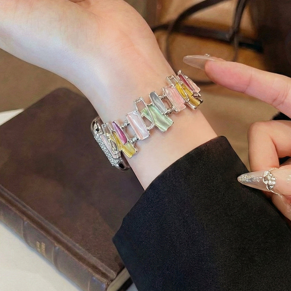 Mosaic Enamel Jewelry Bracelet