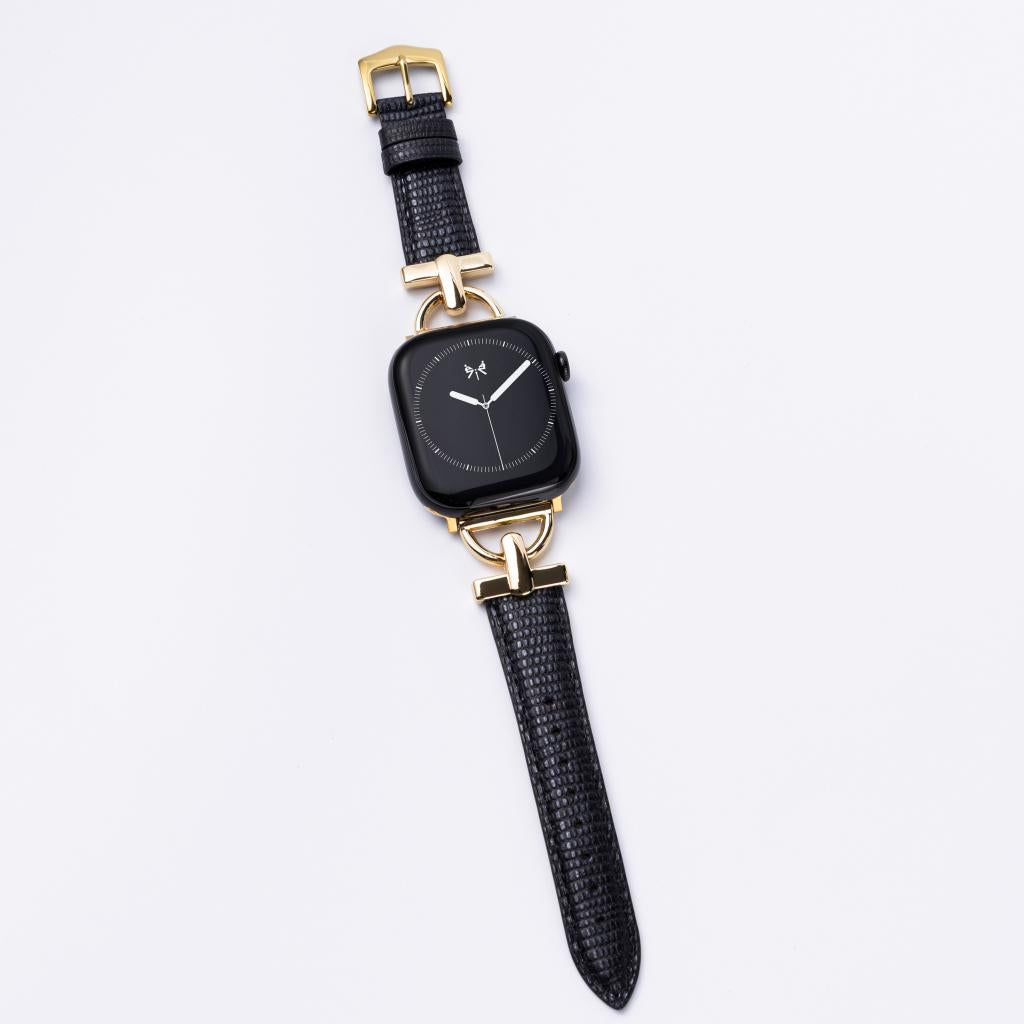 Modern Classic Embossed Leather Strap