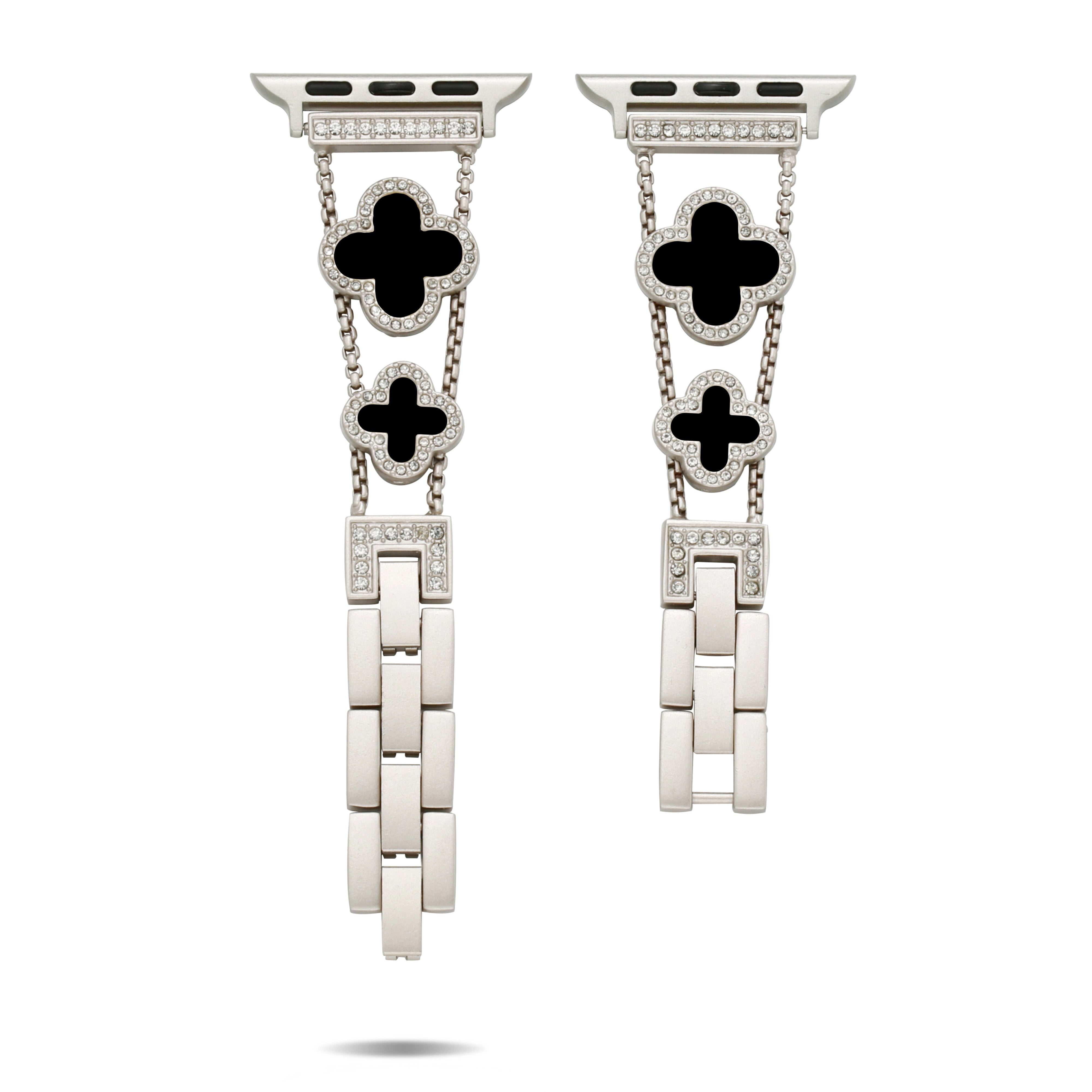 Flower Sparkle Diamond Chain Bracelet for Apple Watch