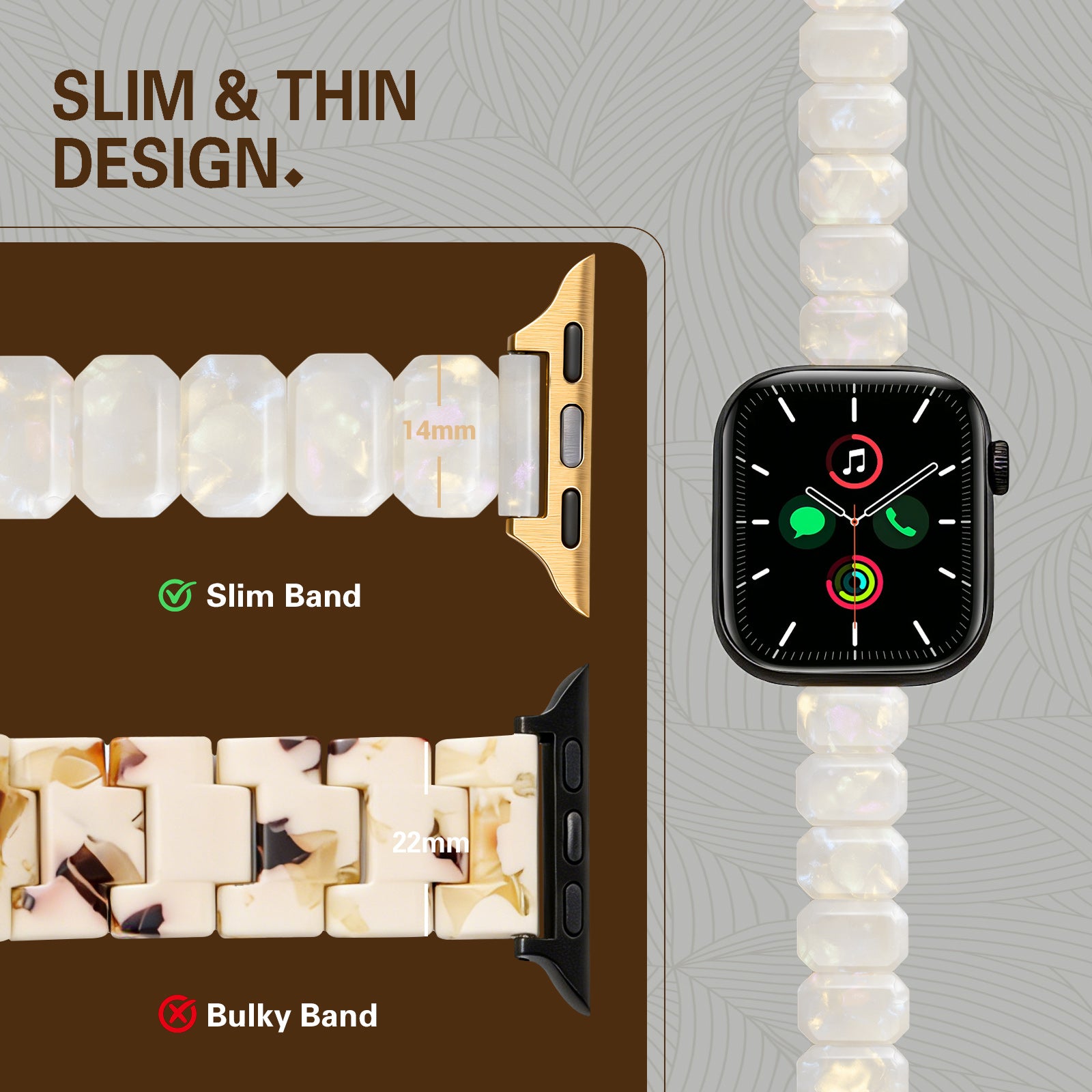 Classic Resin Bracelet for Apple Watch